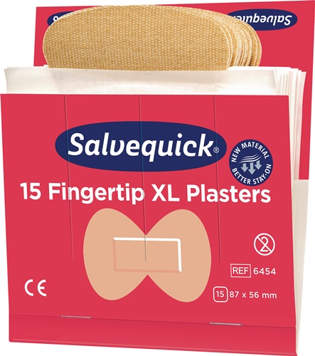 Pflasterstrips Salvequick elastisch 6 Nachfüllpack.je 15 St.