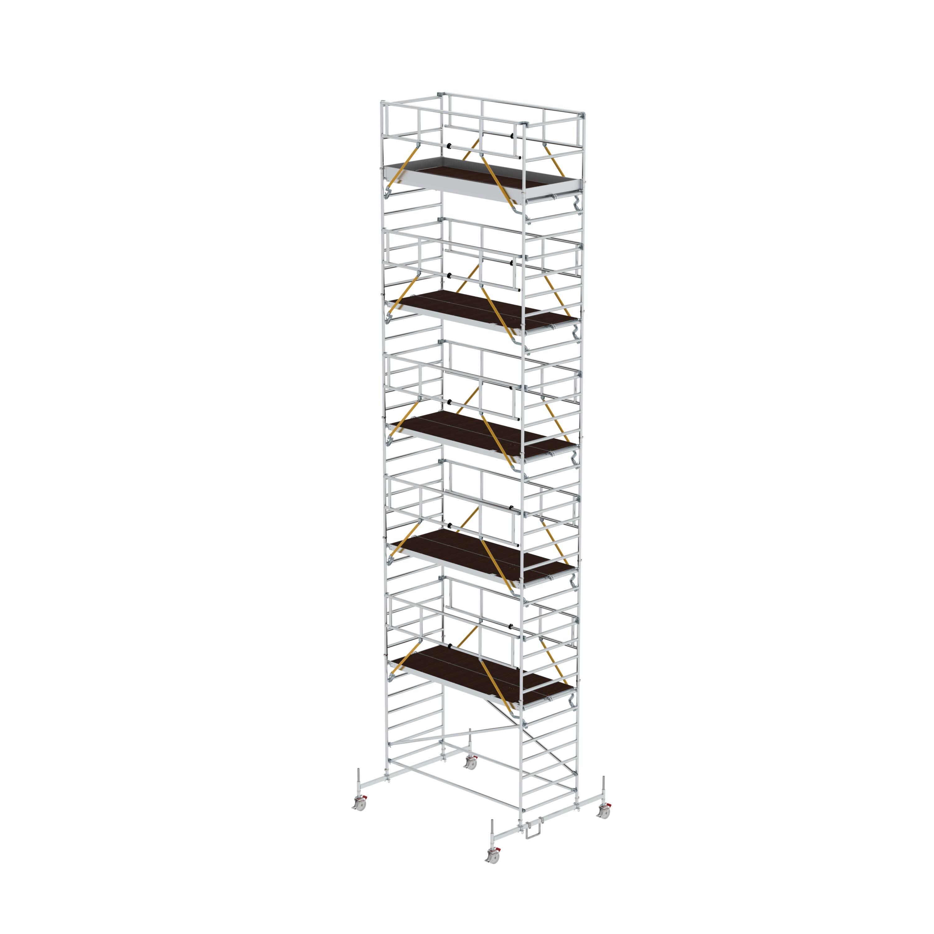 MUNK Rollgerüst SG 1,35 x 3,0 m mit Fahrbalken und Doppel-Plattform  