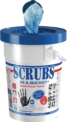 Handreinigungstuch o.Eins.v.Wasser 72 St.1 Eimer Scrubs