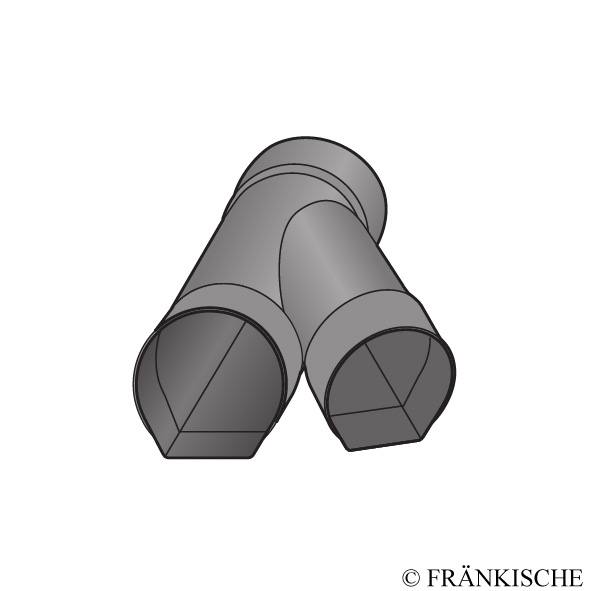 Strasil Abzweig 45° (rechts) DN 100