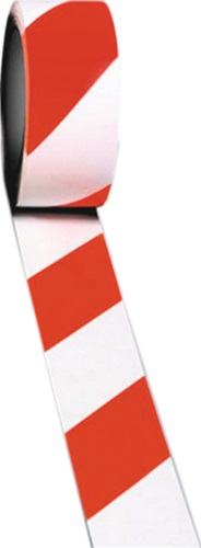 Bodenmarkierungsband Easy Tape PVC rot/weiß L.33m B.50mm