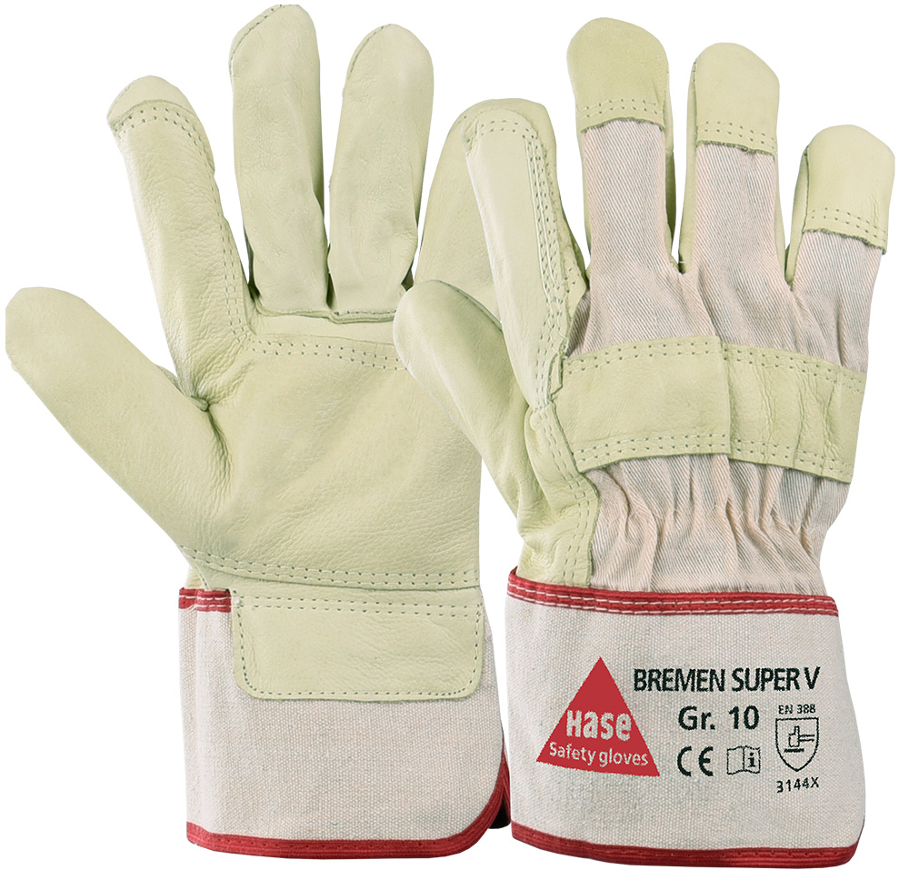 HASE Arbeitshandschuh "Bremen Super V" Nr. 293010, VPE: 12 PA