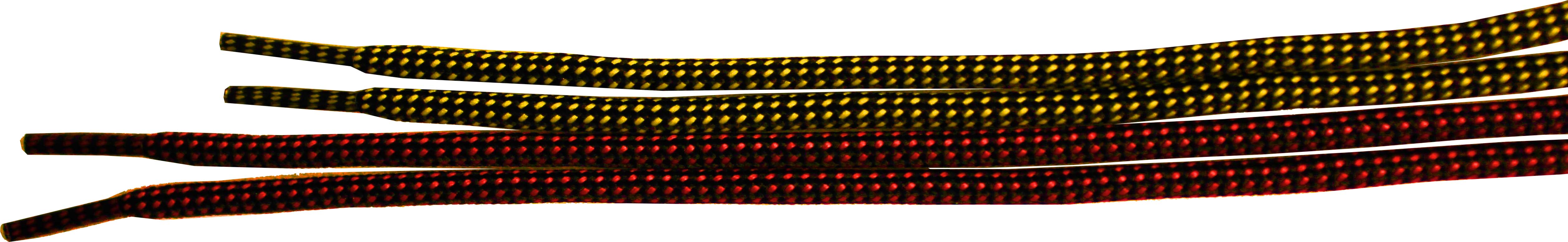 REMISBERG Schnürsenkel "Forst" 200cm gelb/schwarz, Nr. R2017