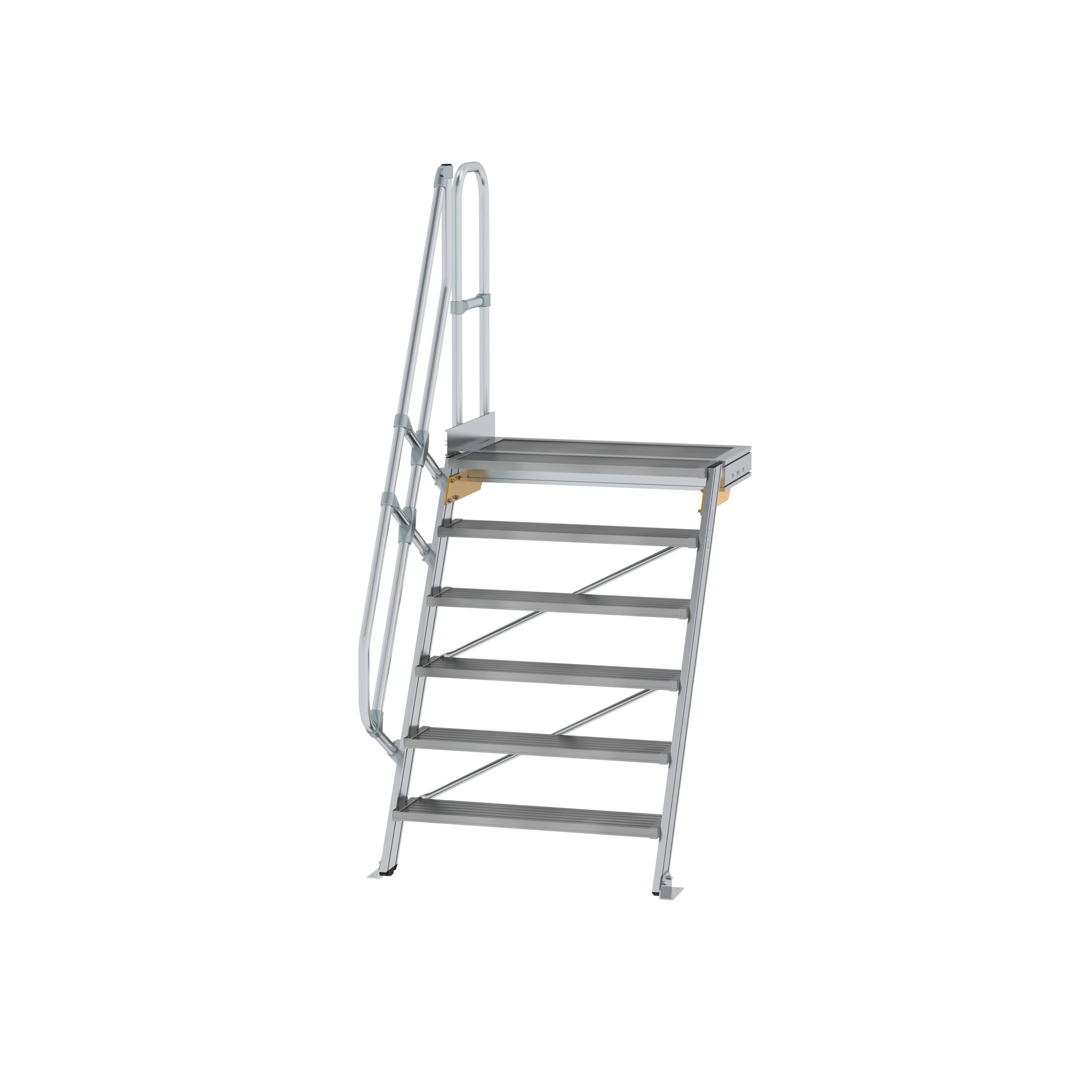 MUNK Treppe mit Plattform 60° Stufenbreite 1000 mm  