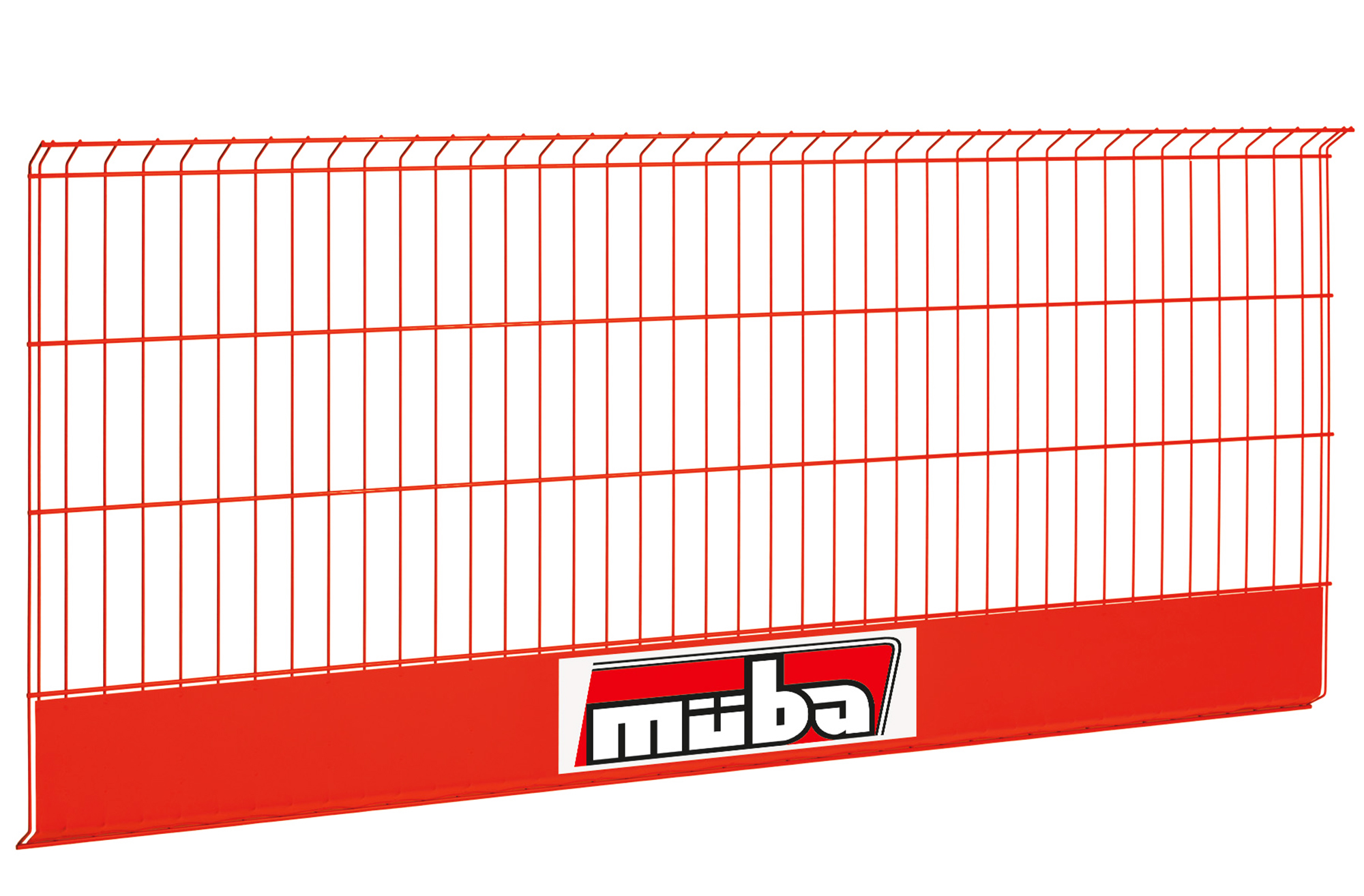 AS- Absturzgitter nach EN 13374 A, rot gepulvert  