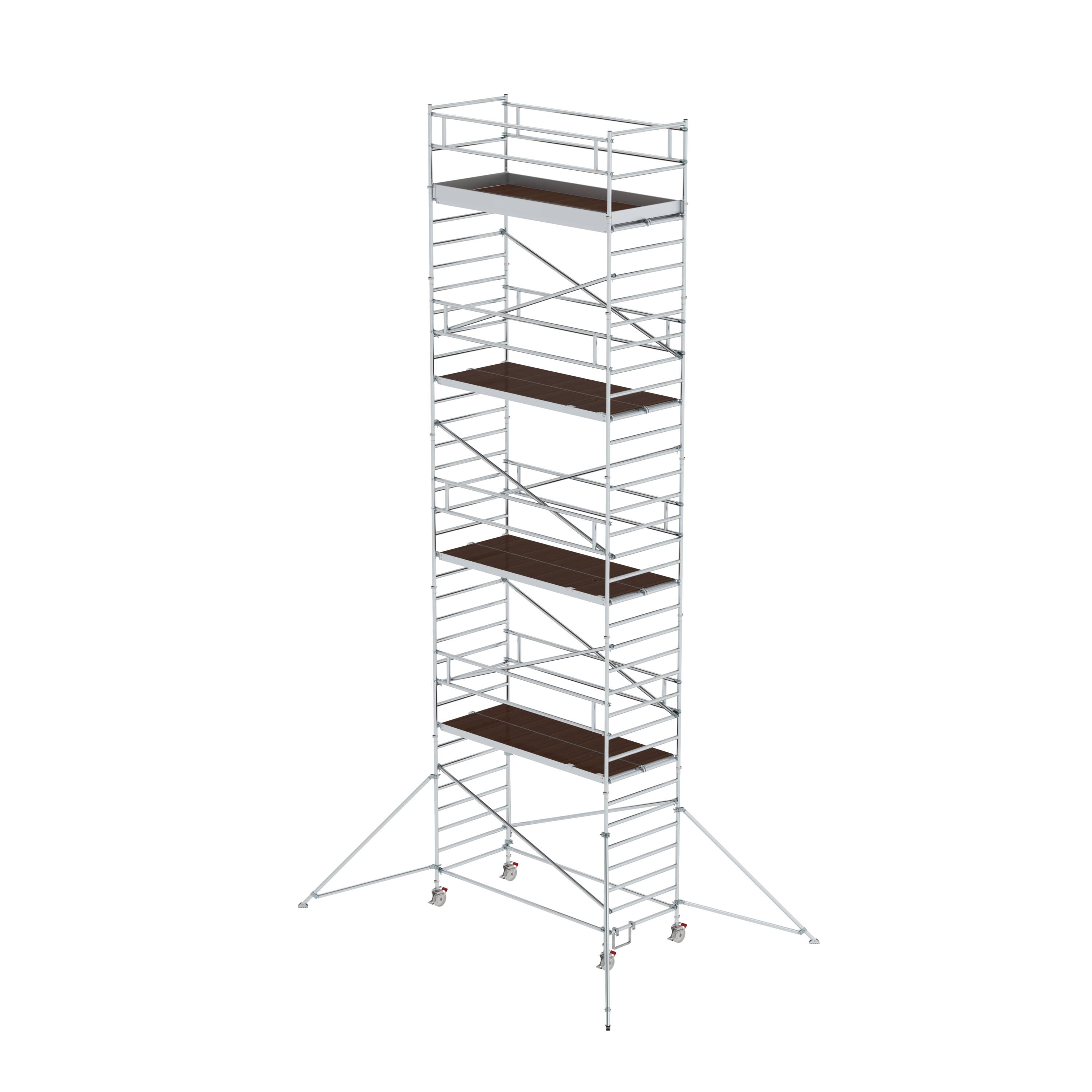 MUNK Rollgerüst 1,35 x 3,0 m mit Ausleger & Doppel-Plattform  