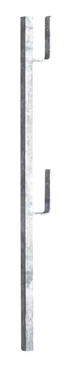 AS-Seitenschutzpfosten mit Klick-System, Höhe 1,19m, verzinkt  