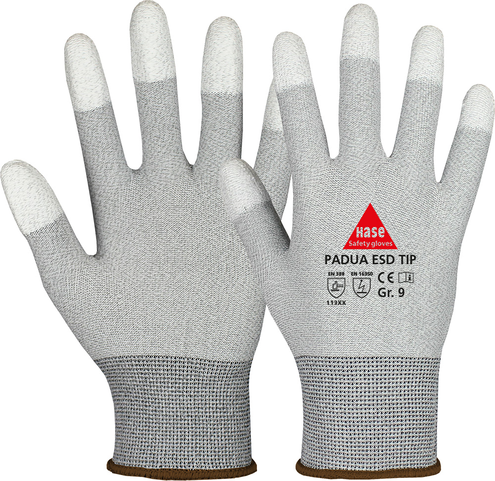 HASE Montagehandschuh "Padua ESD Tip" Nr. 508240, VPE: 10 PA