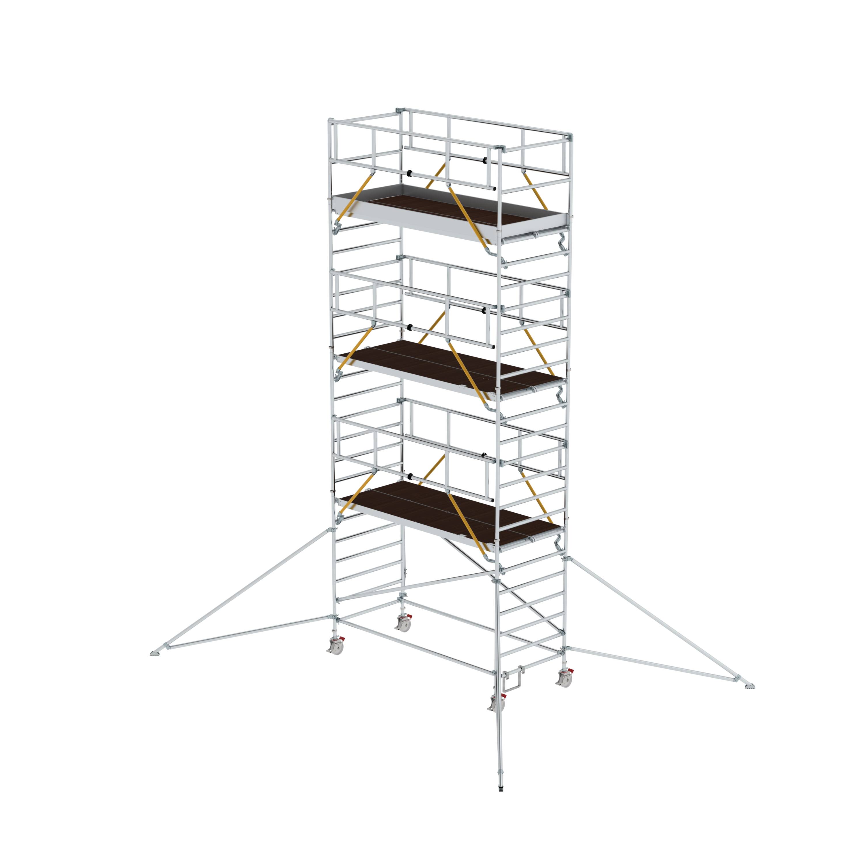 MUNK Rollgerüst SG 1,35 x 3,0 m mit Ausleger & Doppel-Plattform  