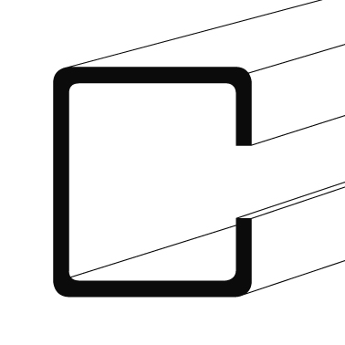 C-Profil S235JR (Leichtbau) 100 x 40 x 15 x 3 mm