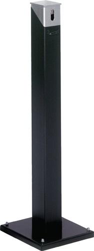 Ascherstandsäule B300 x T300 x H1005 mm anthrazit/silber mit Inneneinsatz verz.