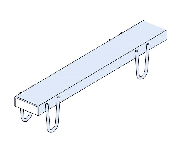 Trapezblechbefestigungsschiene fvz HTU 60/22/6-D3-Länge 300 cm