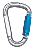 Twist-Lock Karabiner Alu asymmetrisch Nr. 47822