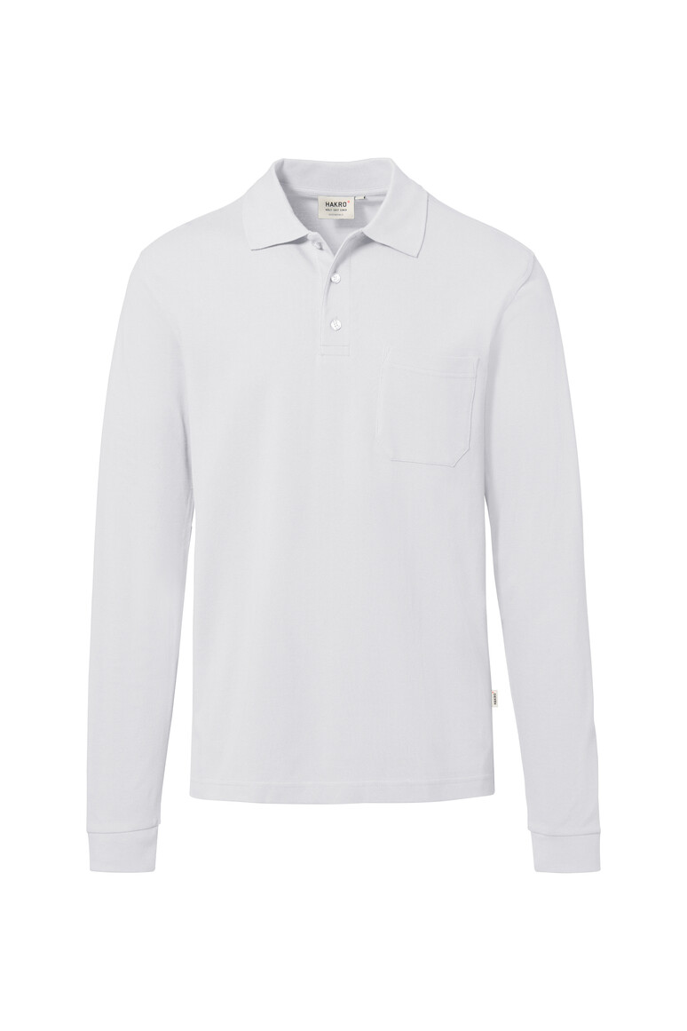 HAKRO Pocket-Longsleeve-Polo MIKRALINAR® ECO No. 817