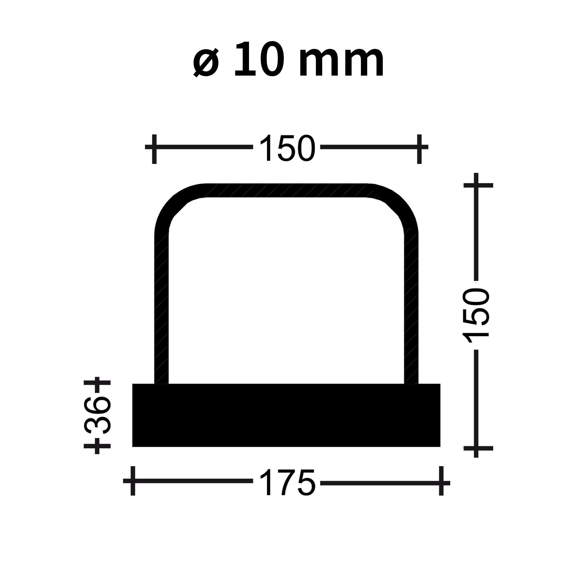 NEVOGA PLEXUS AbZ Rückbiegeansch. Boxbreite= 17,5cm, 10/10, Typ"B"
