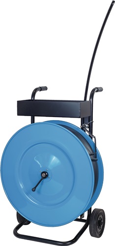 Bandabroller PP/PET-Umreifungsband fahrbar für Kern-D.406 mm
