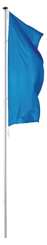 Fahnenmast H10 m x D100 mm Hart-Alu. elox.Hissvorrichtung innenl.