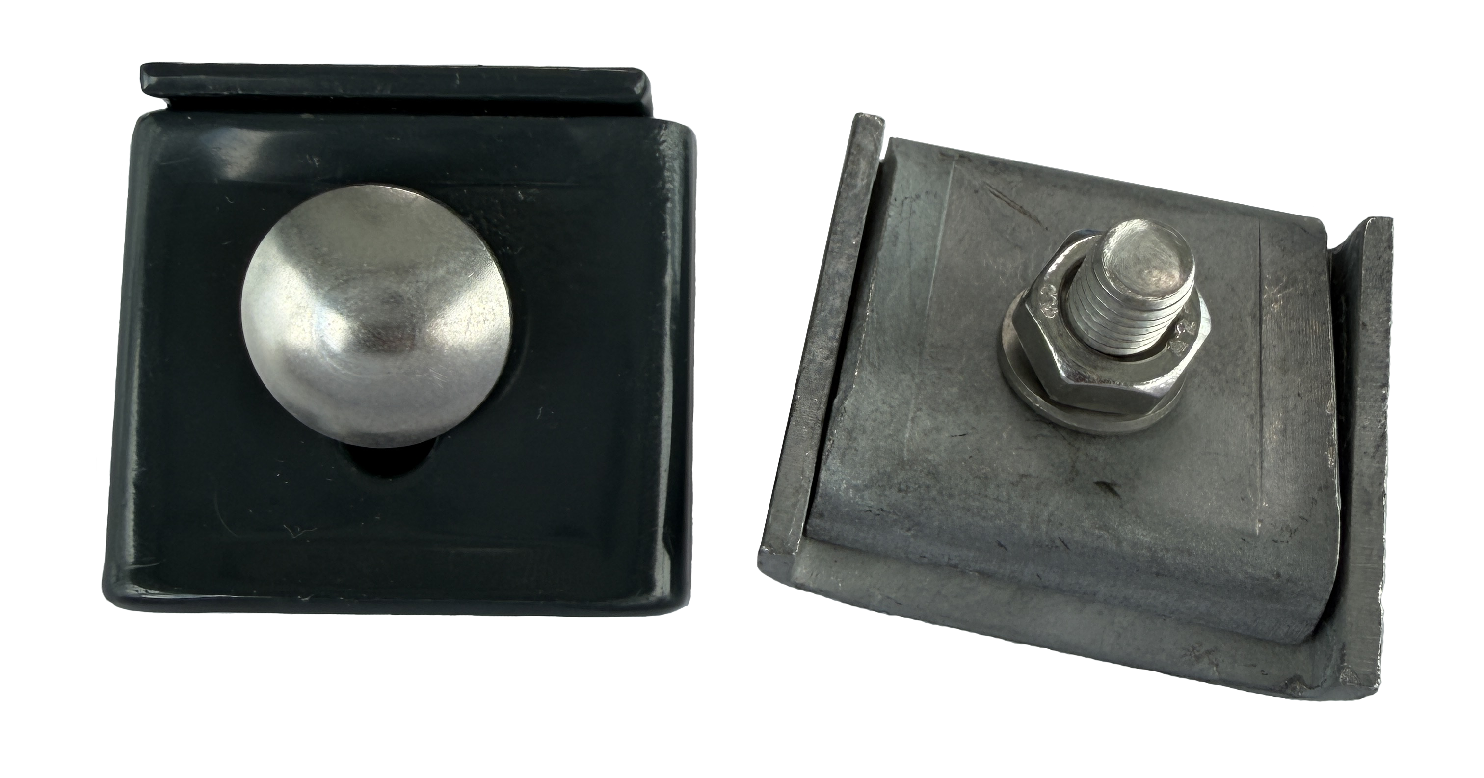 Eckverbinder/Gittermattenhalter KLEIN fvz. inkl. Schraube und Mutter