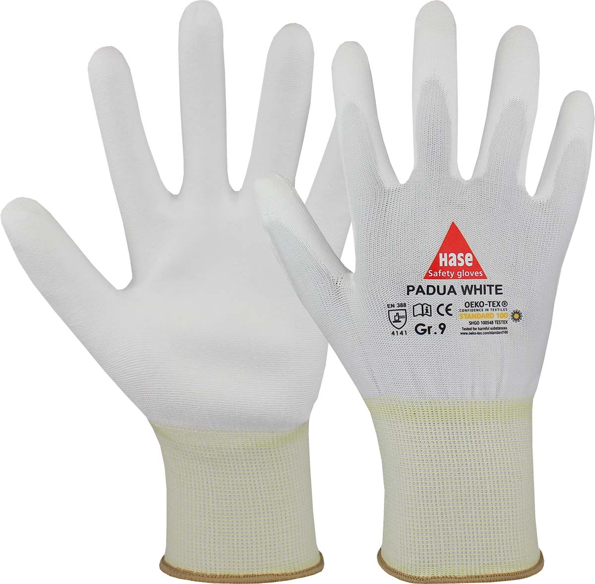 HASE Montagehandschuh "Padua White" Nr. 508200, VPE: 10 PA