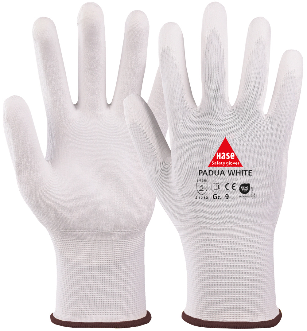HASE Montagehandschuh "Padua White" Nr. 508200, VPE: 10 PA