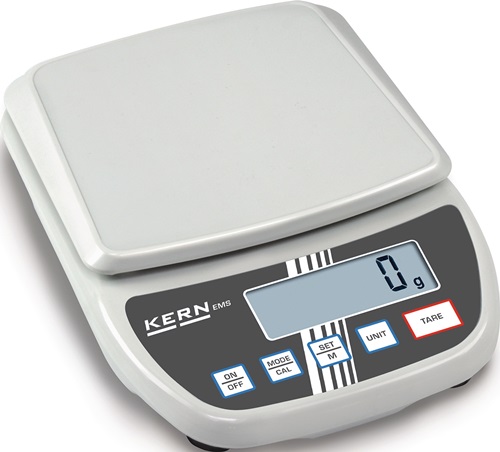 Briefwaage Wägebereich 6,0kg Netzanschl. Ziffernschritt 1,0g Plattf.-B175xT190mm