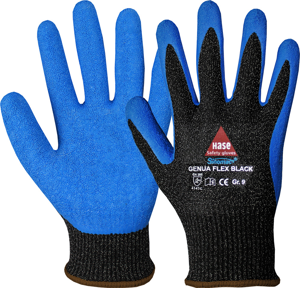 HASE Schnittschutzhandschuh "Genua Flex Black" Nr. 508508, VPE: 10 PA