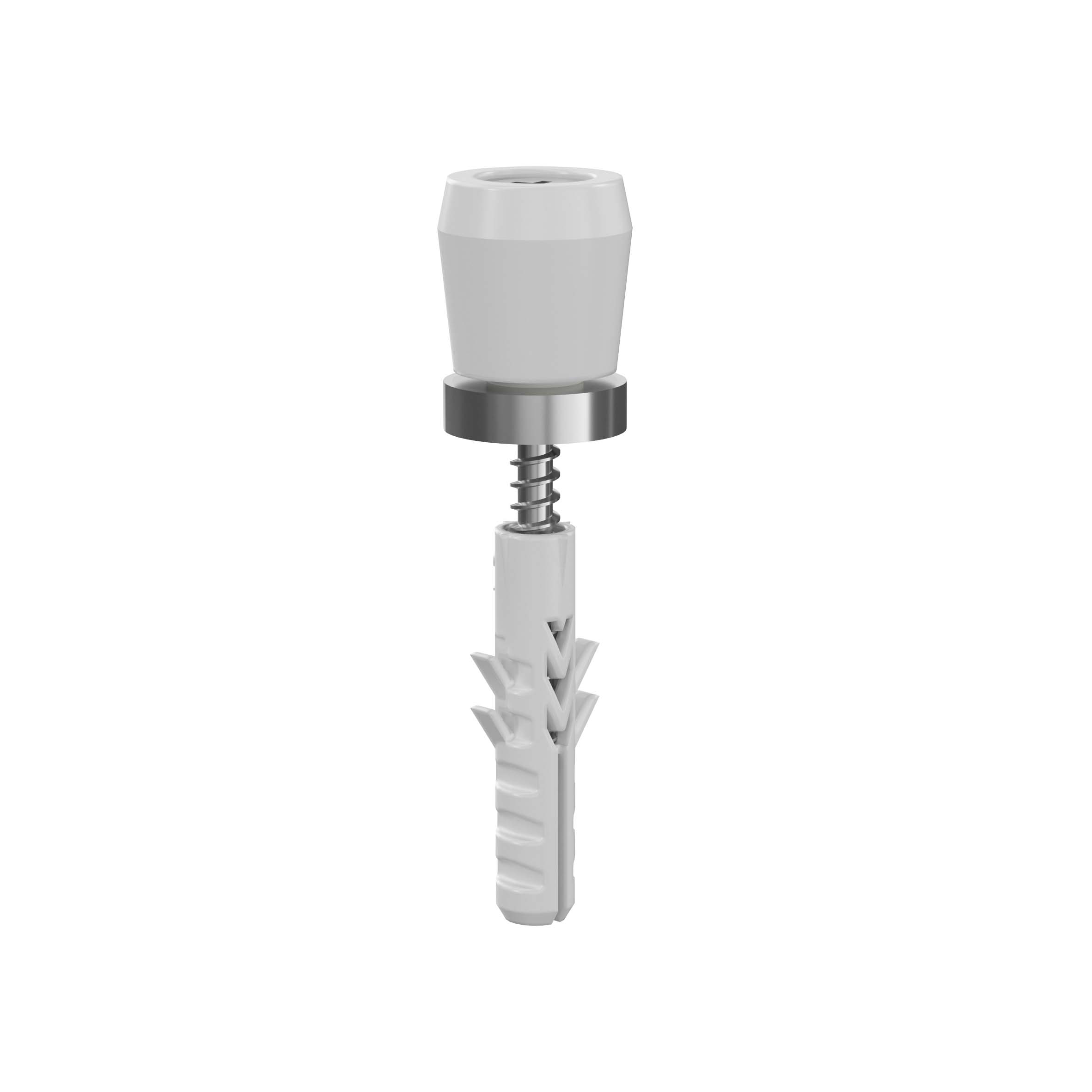 MEA Bodenführungsrolle Nylon mit Dübel