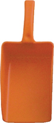 Handschaufel PP orange Blattmaß 190x140x75mm