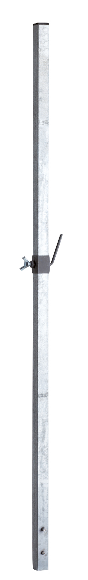 AS-Pfosten mit Klick-System und Schiebling, Höhe 1,50m, verzinkt  