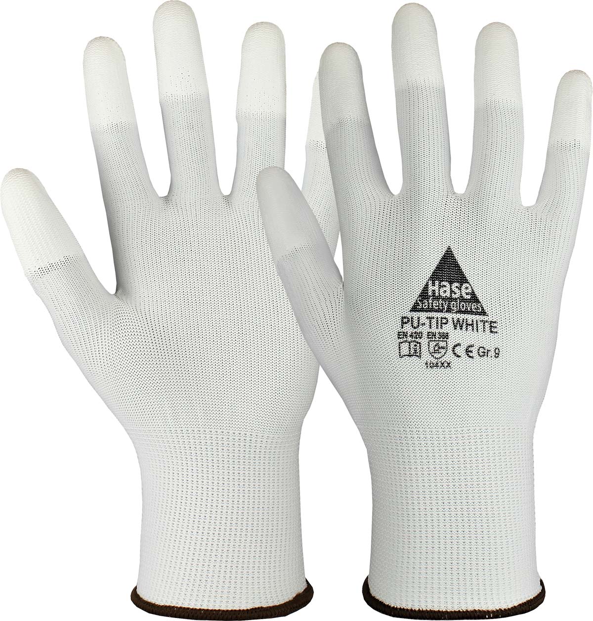 HASE Montagehandschuh "PU Tip White" Nr. 509515, VPE: 10 PA