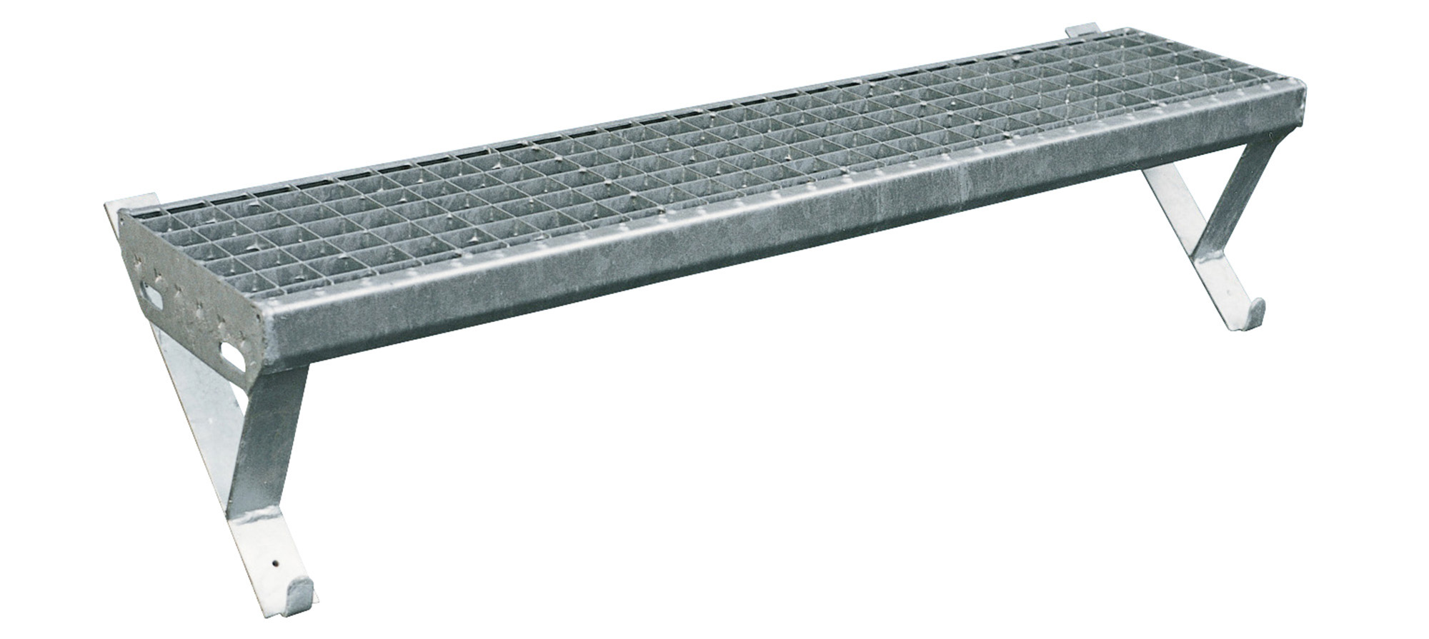 Baustellentreppe ohne Hülse, verzinkt  