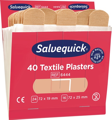 Pflasterstrips Salvequick elastisch 6 Nachfüllpack je 40 St.