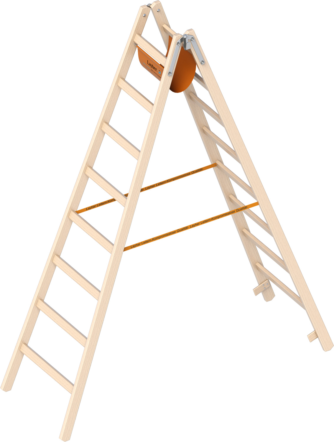 Layher Holzstehleiter 1053 nach Ö-Norm Z1501  