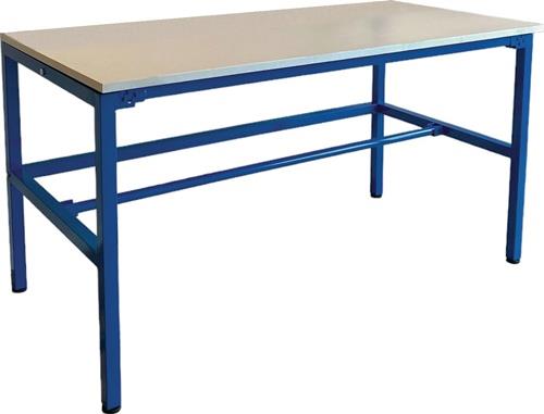 Packtisch B1600 x T800 x H850 mm Melaminharz Arbeitsplatte
