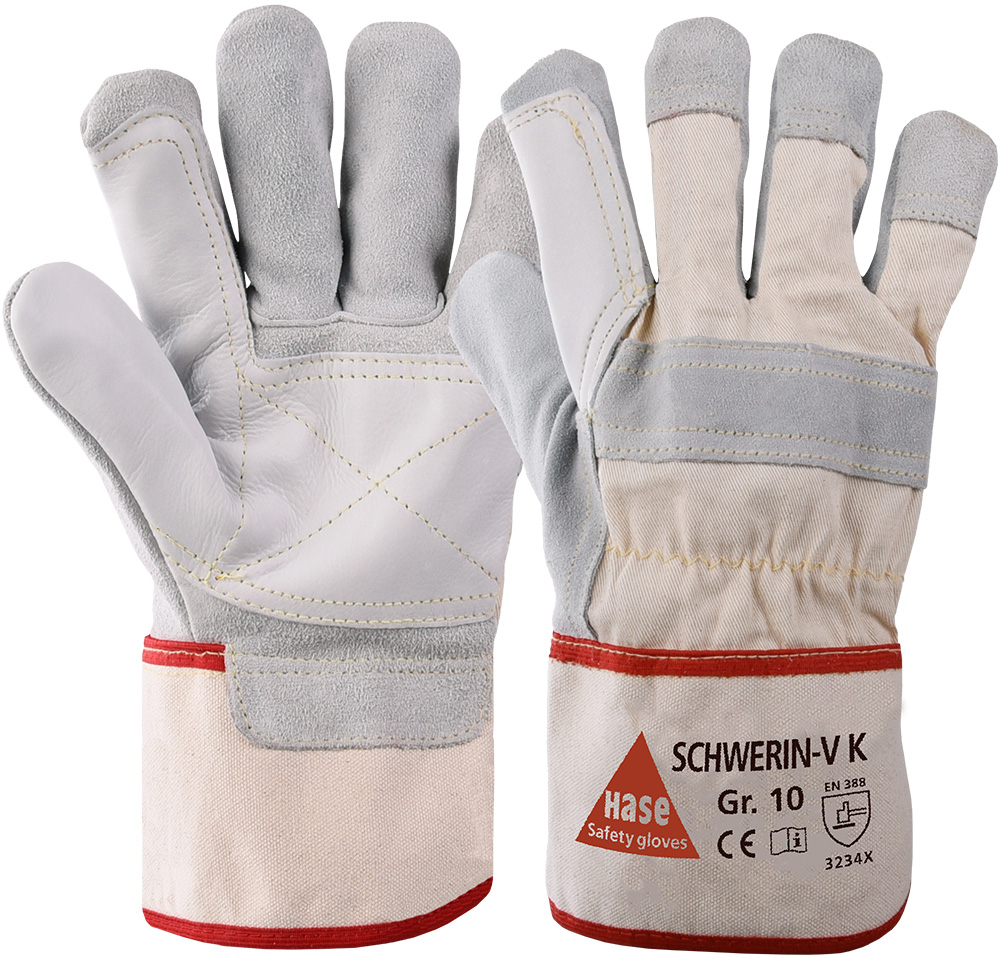 HASE Arbeitshandschuh "Schwerin V K" Nr. 21217K, VPE: 12 PA