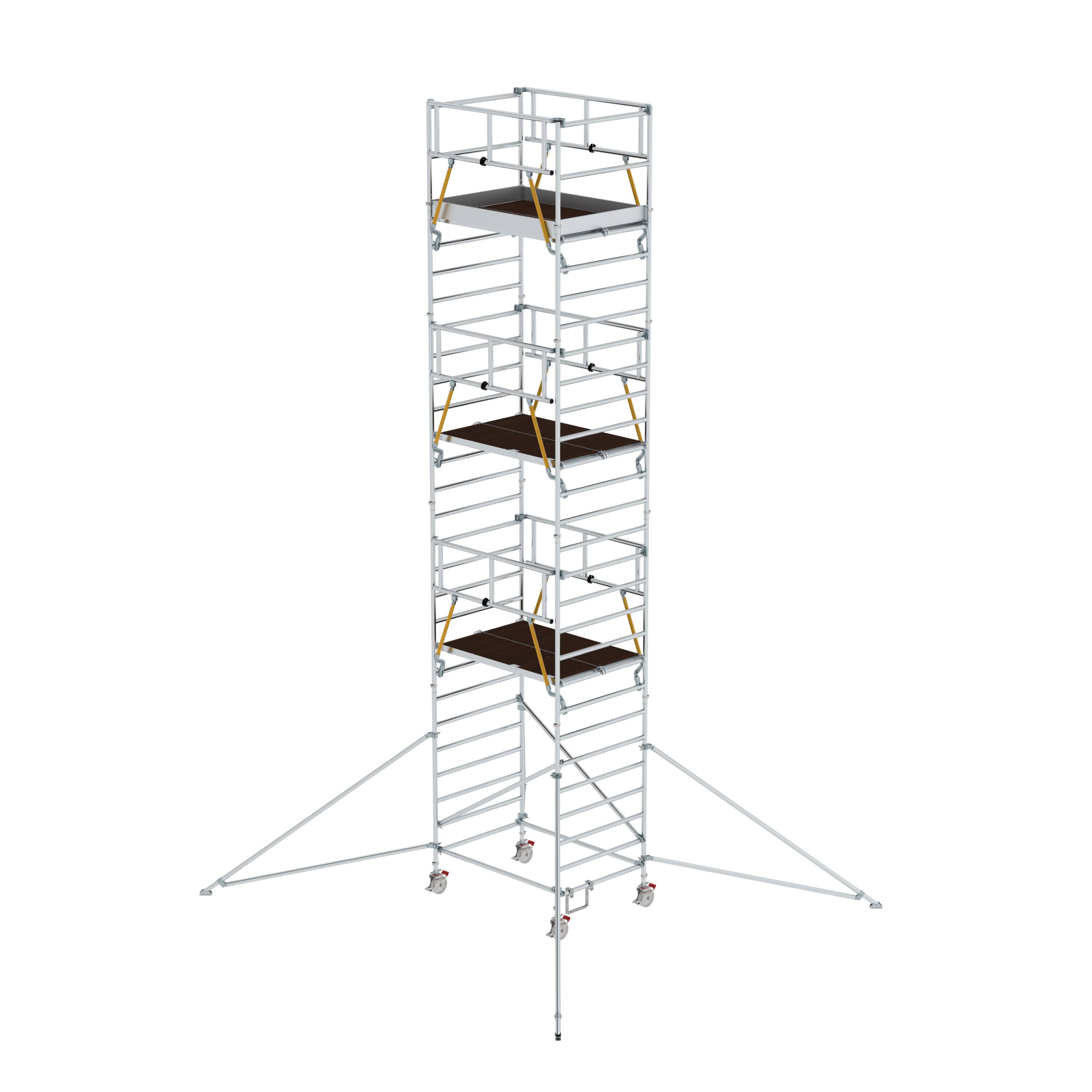 MUNK Rollgerüst SG 1,35 x 1,80 m mit Ausleger & Doppel-Plattform  