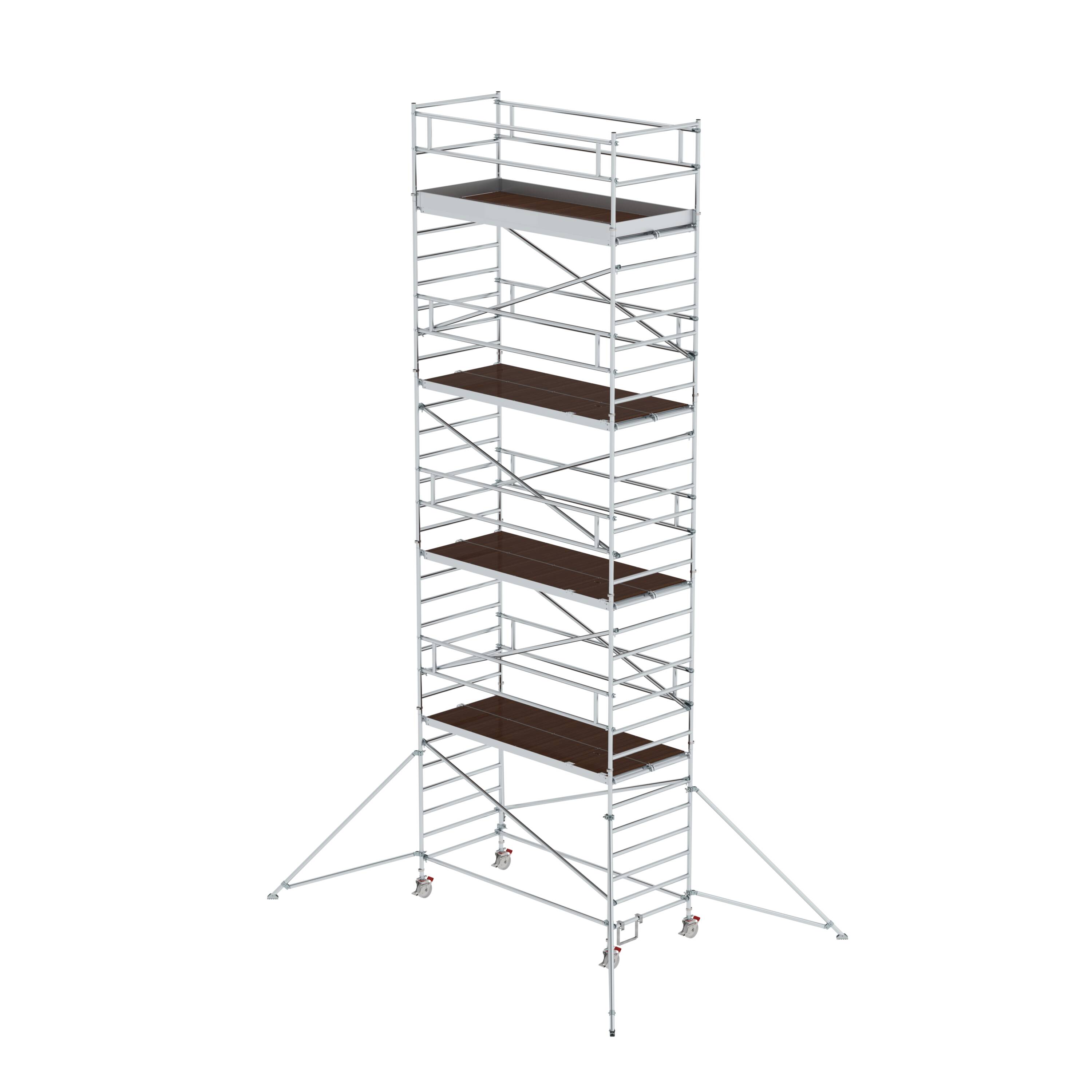 MUNK Rollgerüst 1,35 x 3,0 m mit Ausleger & Doppel-Plattform  