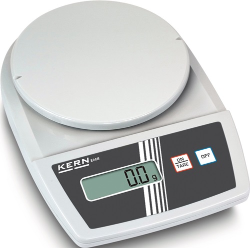 Briefwaage Wägebereich 0,5kg Batteriebe. Ziffernschritt 0,1 g Plattform-D.150 mm