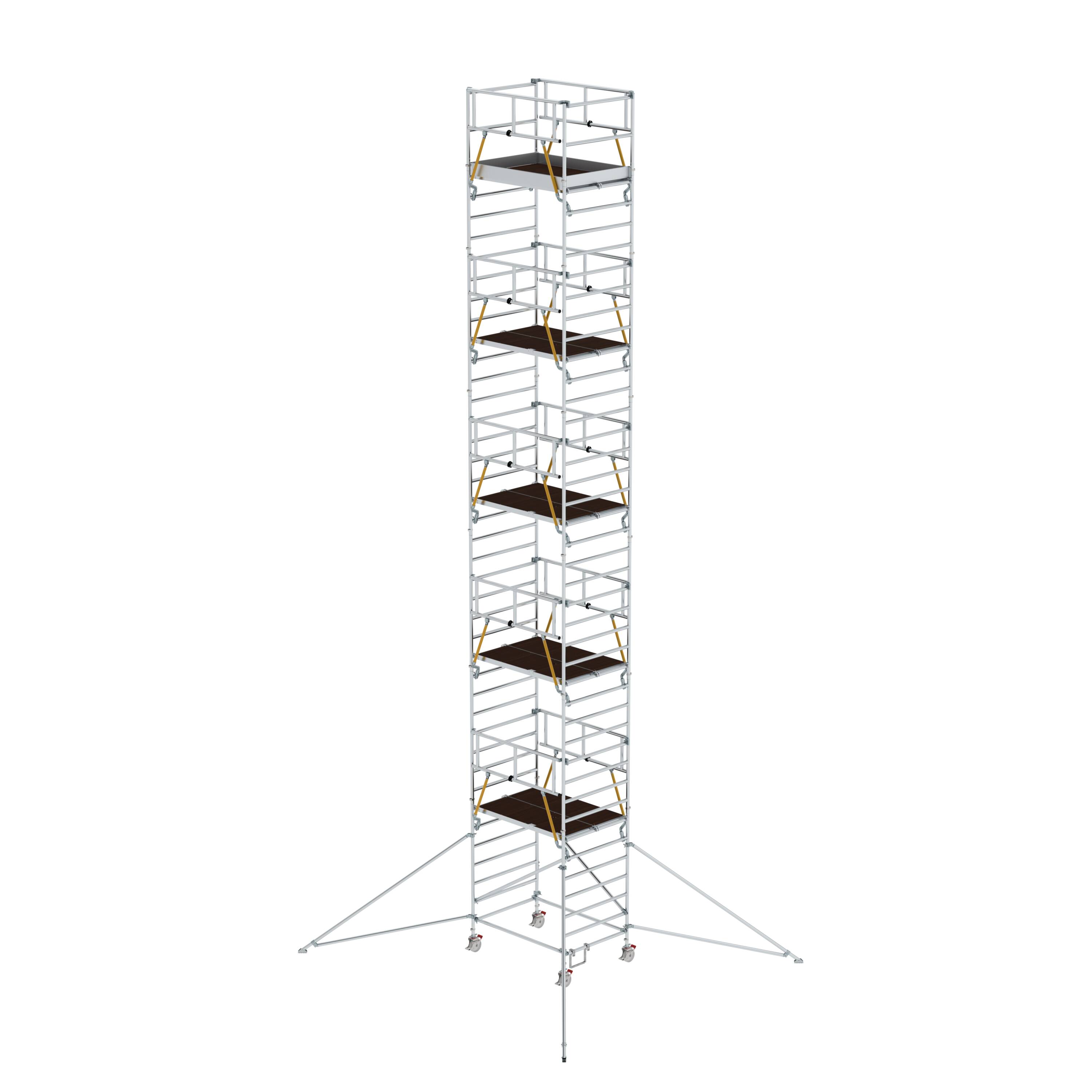 MUNK Rollgerüst SG 1,35 x 1,80 m mit Ausleger & Doppel-Plattform  