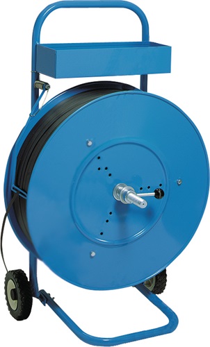 Bandabroller PP/PET-Umreifungsband fahrbar für Kern-D.200/280/406 mm