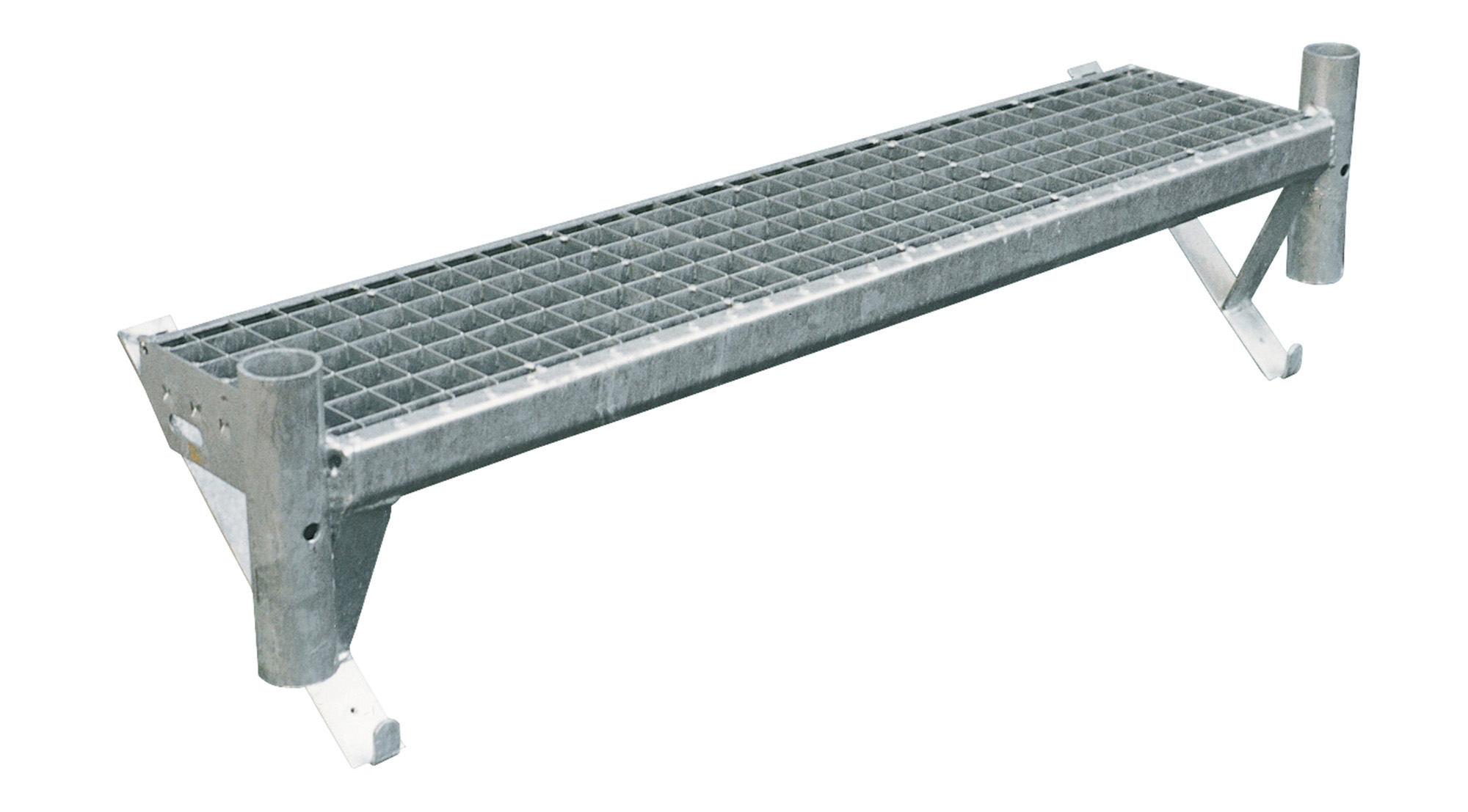 Baustellentreppe mit Hülse, verzinkt  