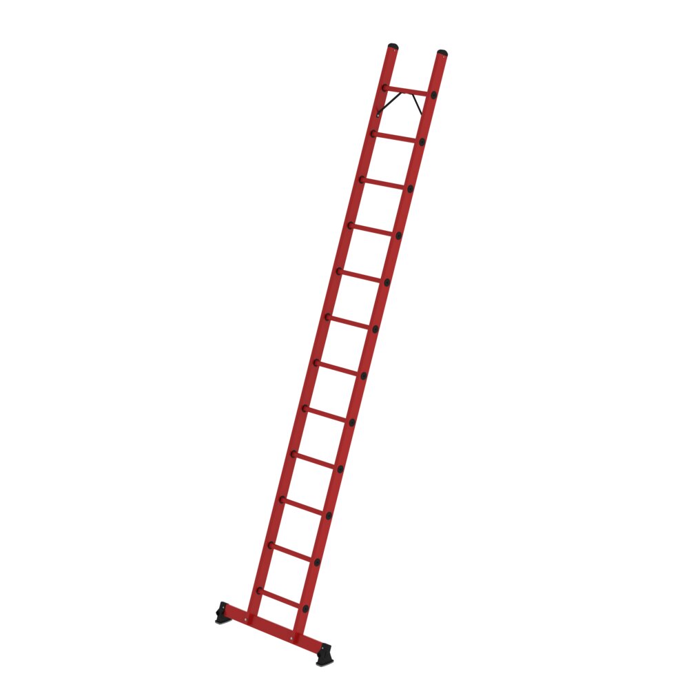 MUNK Sprossen-Anlegeleiter GFK mit nivello®-Traverse  