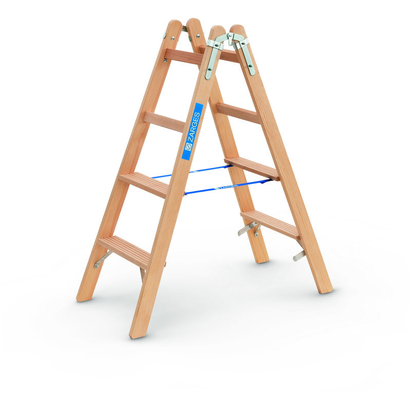 ZARGES Crestastep B Holz-Stufen-Stehleiter