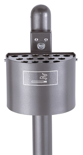 Halbrundascher D200 x H150 mm anthrazit-eisenglimmer