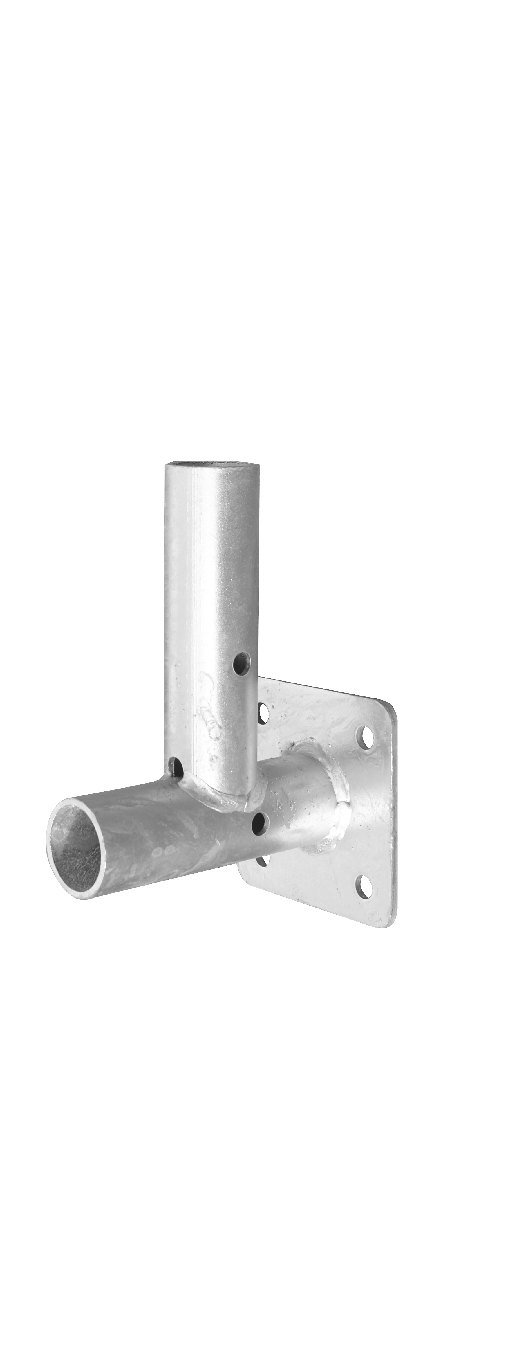 Grundhalter für Geländerpfosten, verzinkt  