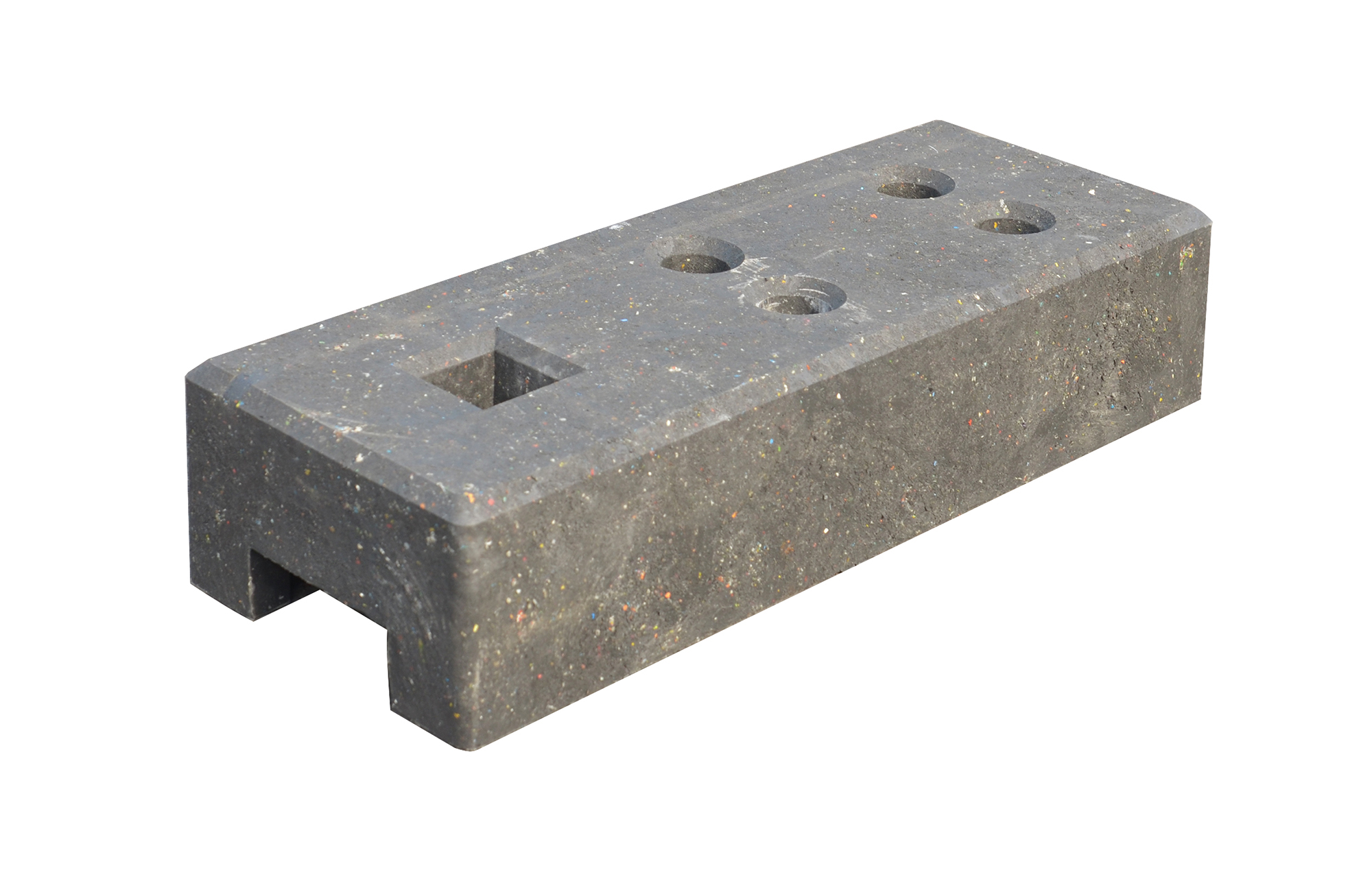 Bauzaunfuß aus Kunststoff  