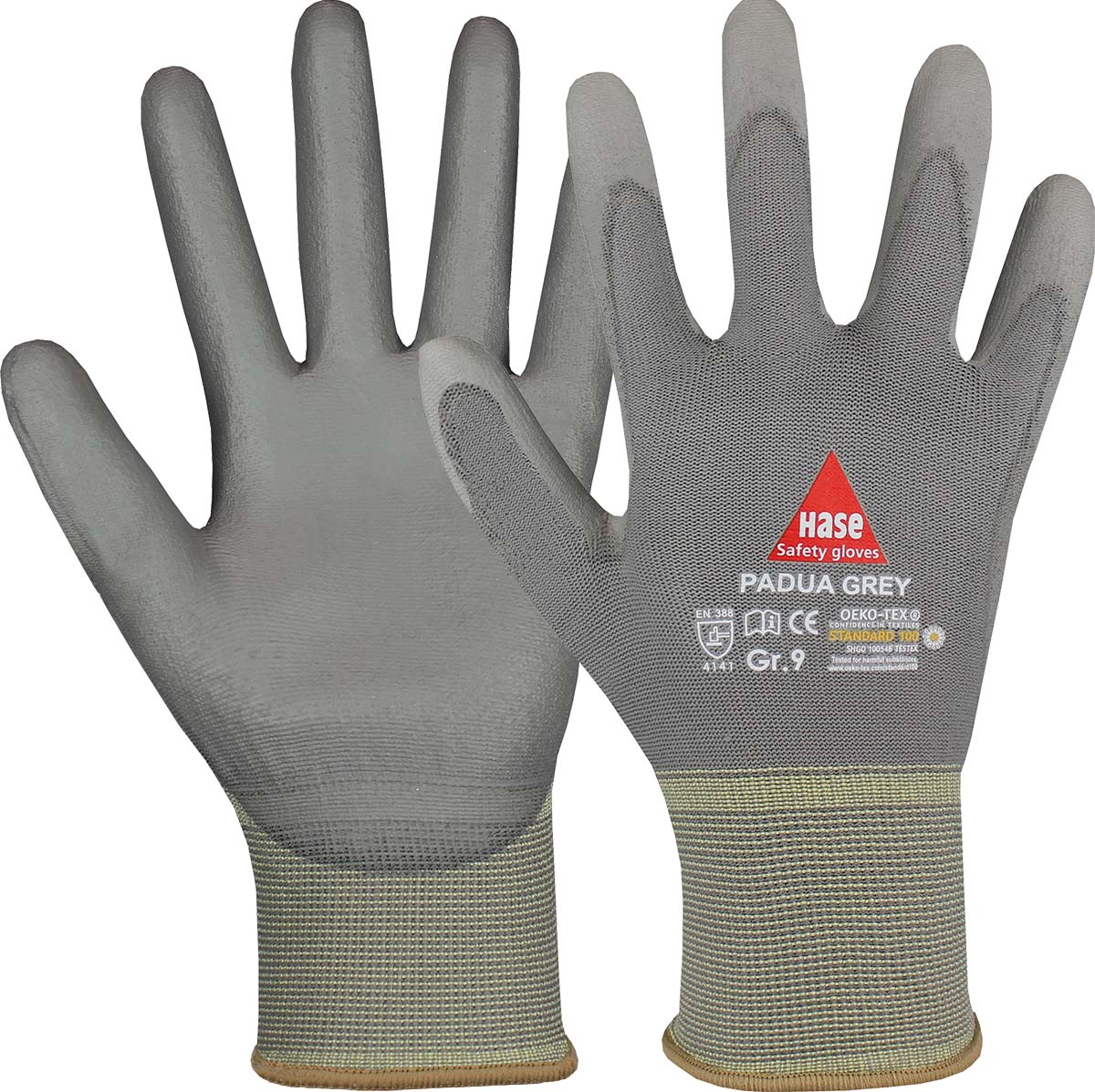 HASE Montagehandschuh "Padua Grey" Nr. 508100, VPE: 10 PA