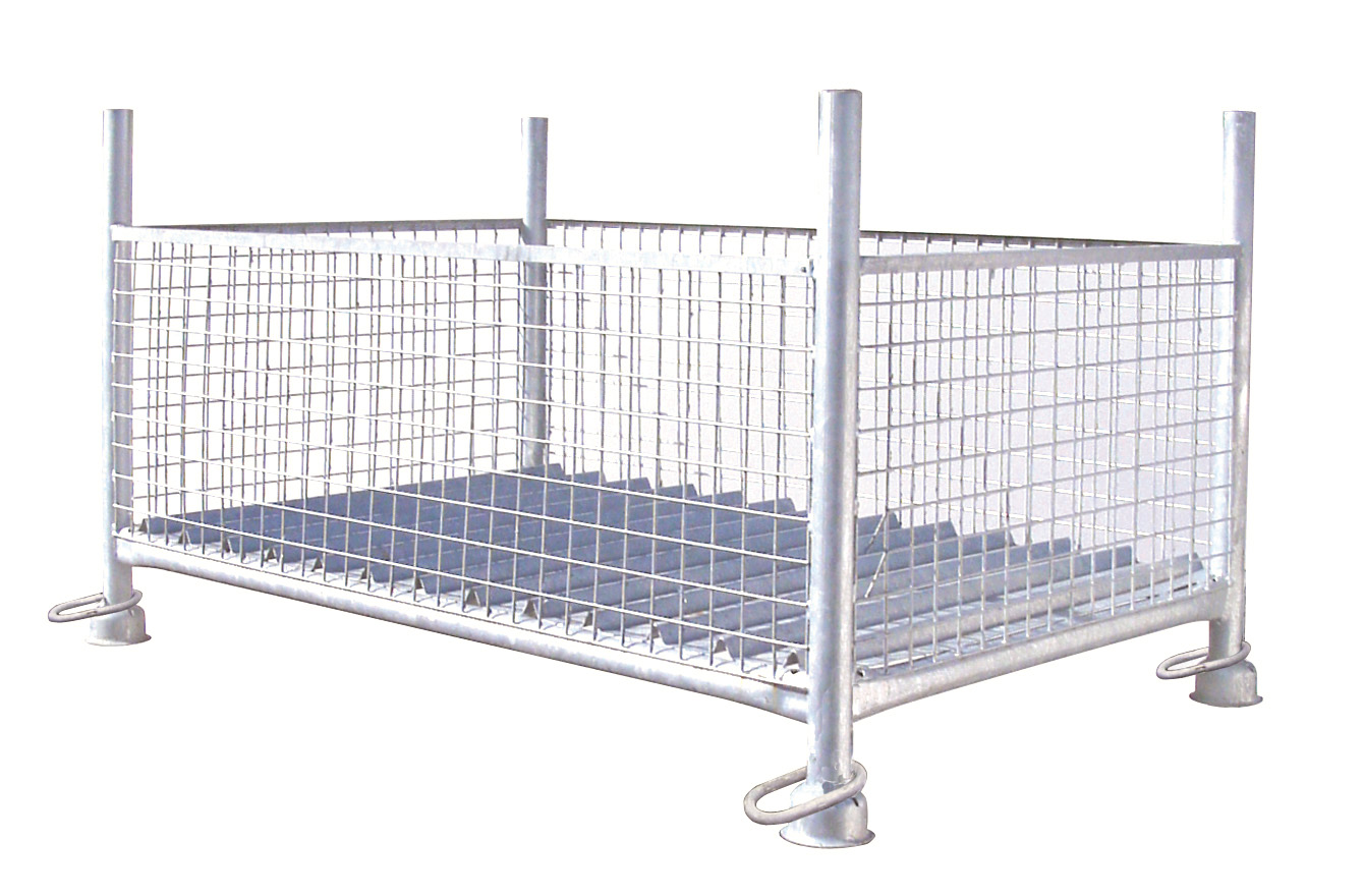 Gitterboxpalette 130x70x70, verzinkt  