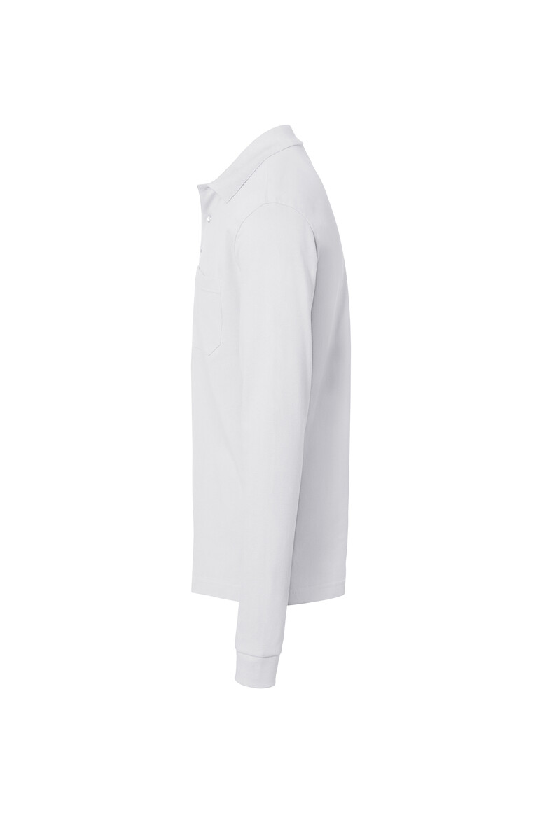 HAKRO Pocket-Longsleeve-Polo MIKRALINAR® ECO No. 817