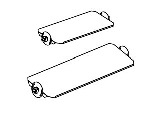 Schrägablage B1045 x T450 mm für Packtisch-Holme f.Packtisch B.1600mm